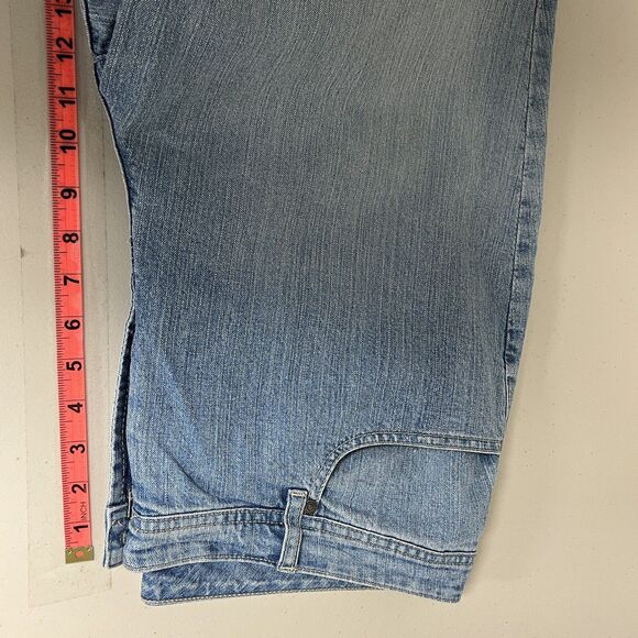 Chico’s Additions Bootcut Jeans Size 3 (16) Blue High Rise Light Wash Stretch - Picture 8 of 10